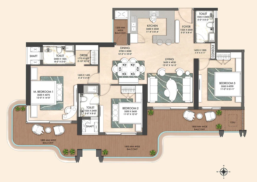 The Oryza Floor Plan — Floor Plan 6